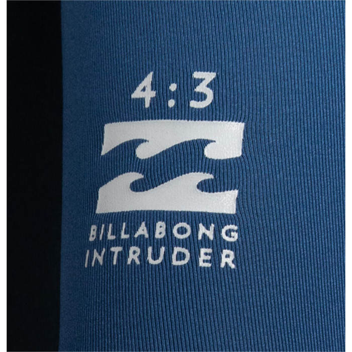 2023 Billabong Mens Intruder 4/3mm Back Zip Wetsuit ABYW100203 - Navy